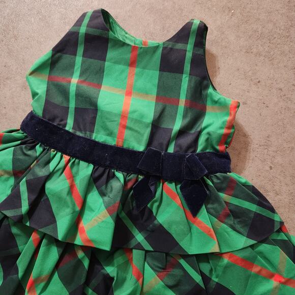 NWT Janie and Jack Size 3-6 Months Tiered Plaid Dress - Picture 2 of 11